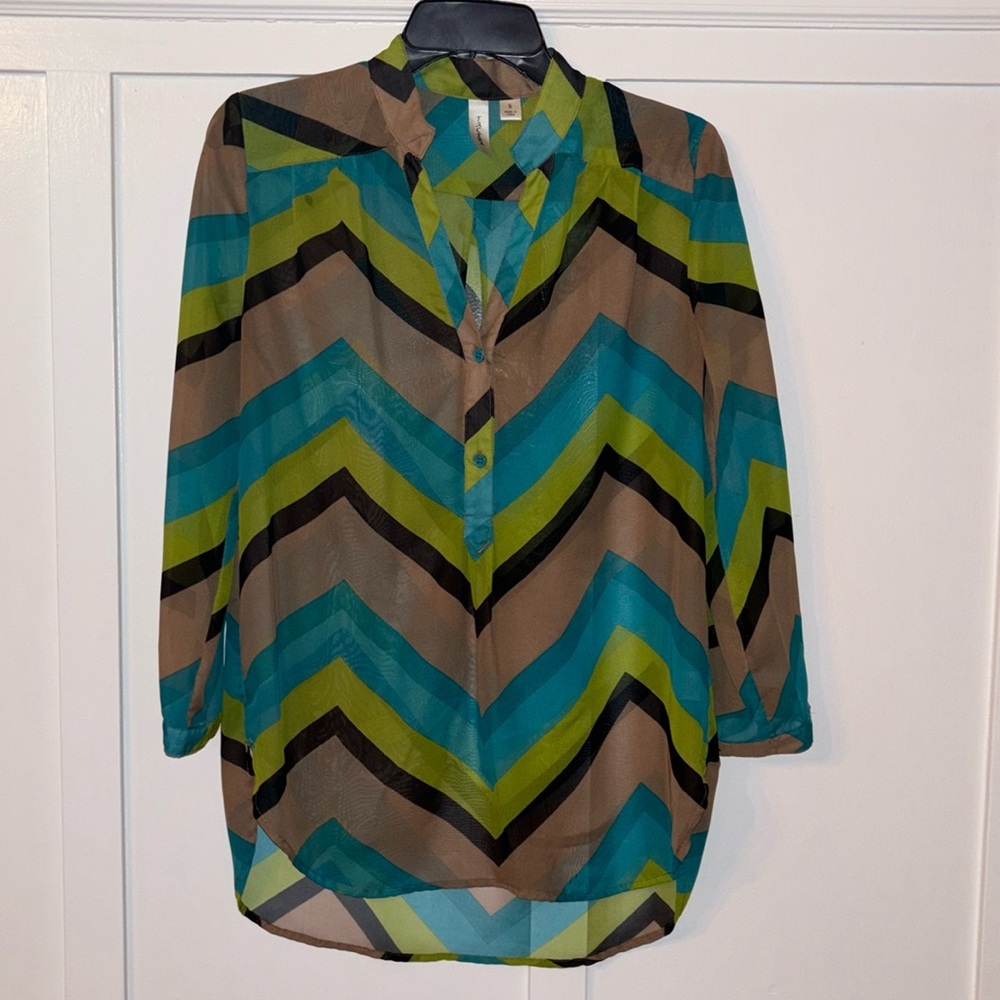 Women’s size S sheer tunic top
